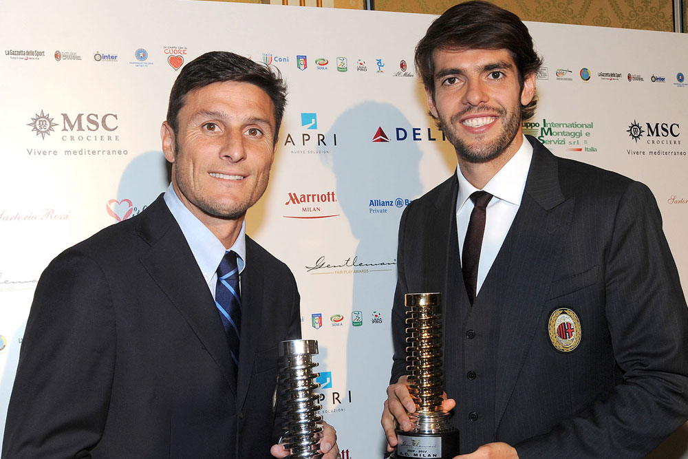 zanetti-kaka Premio Gentleman Fair Play Zanetti Kakà